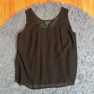 JKara Black Women's Beaded Top Size 16